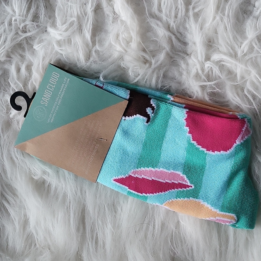 NEW SANDCLOUD eco-friendly cute adult socks size 7-10